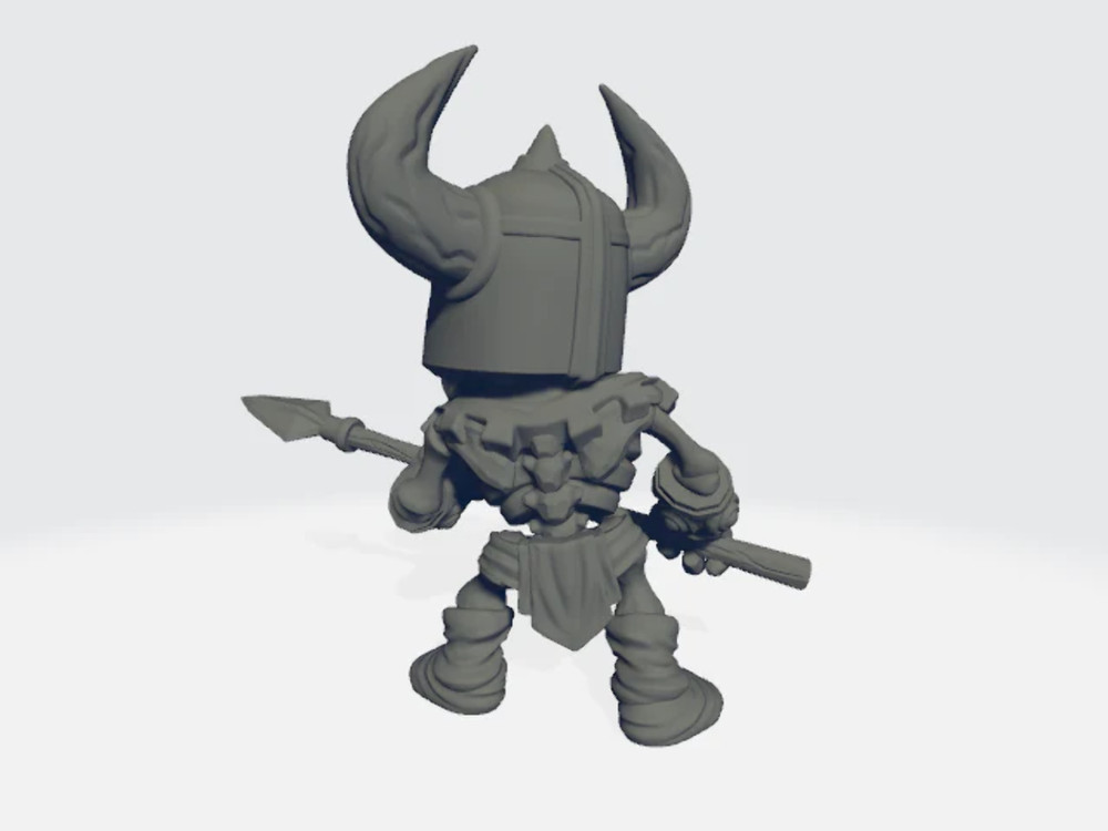 Chibiatures - Skeleton Spear #2