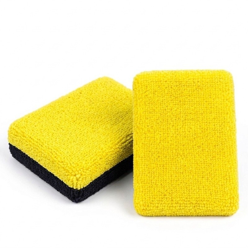2 Pack Ceramic Coating Applicator Pad Microfiber Car Detailing Sponge