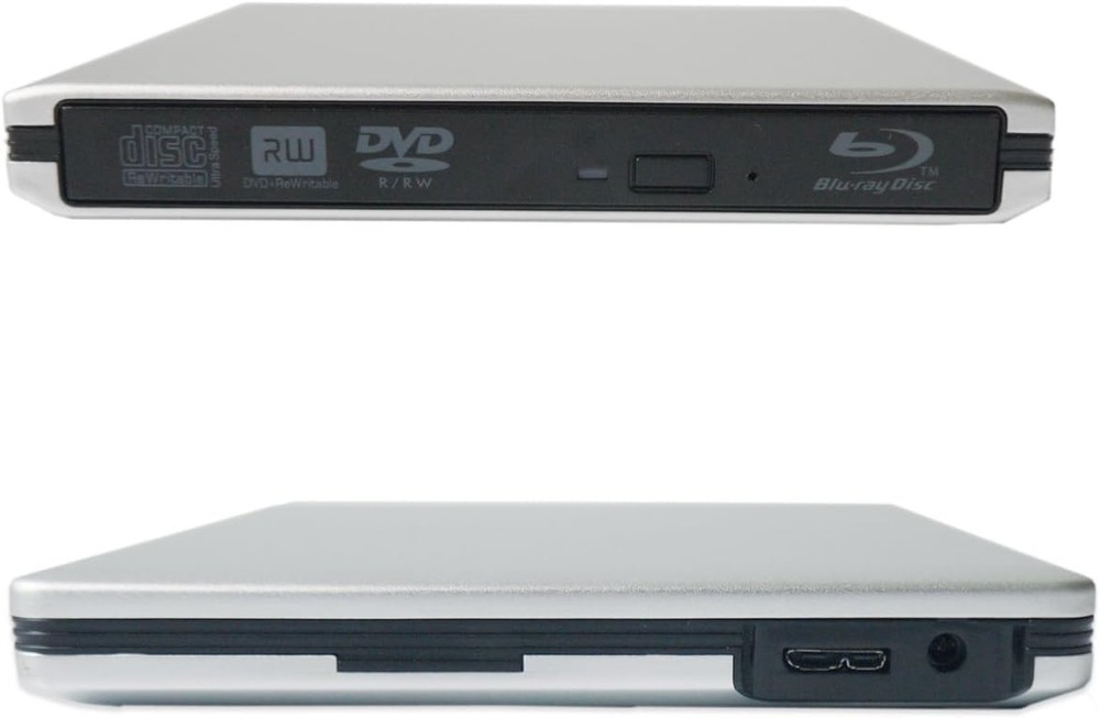 USB C Type C 3.0 External 3D HD Blue ray Player for MacBook pro silver