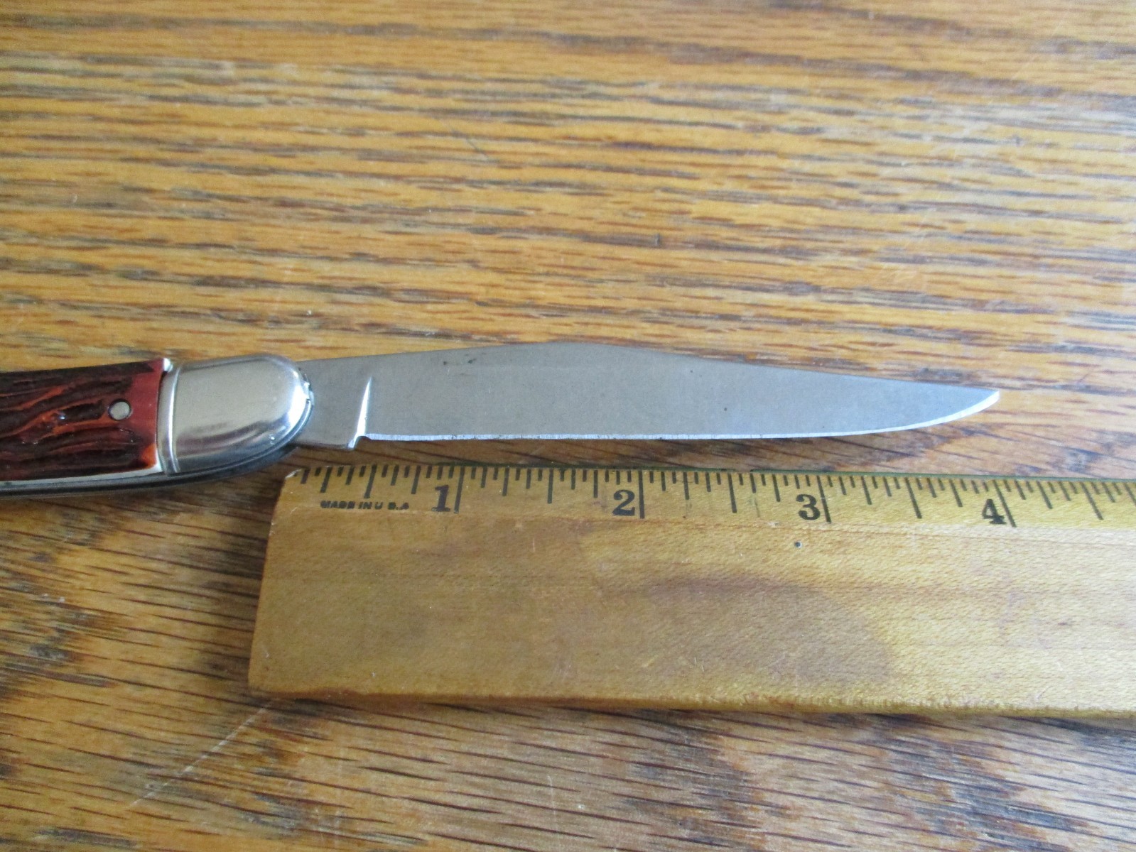 3 Fish Knives Single Blade Knife NOS Colonial Knife USA Stainless