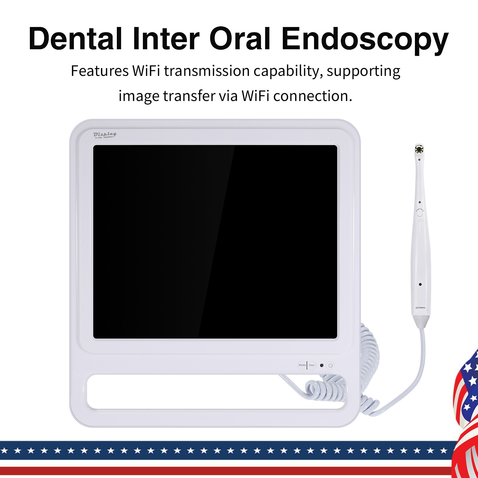 Dental Intra Oral Camera 17 Screen Wifi +Smart Focus + 8Lens+Ultra HD