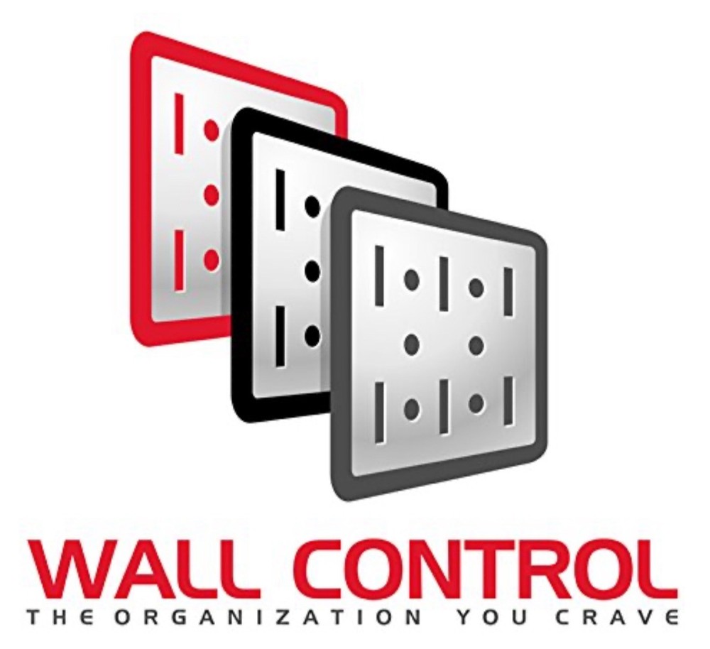 Wall Control Pegboard 16" x 32" Horizontal Galvanized Metal Pegboard Tool Panel