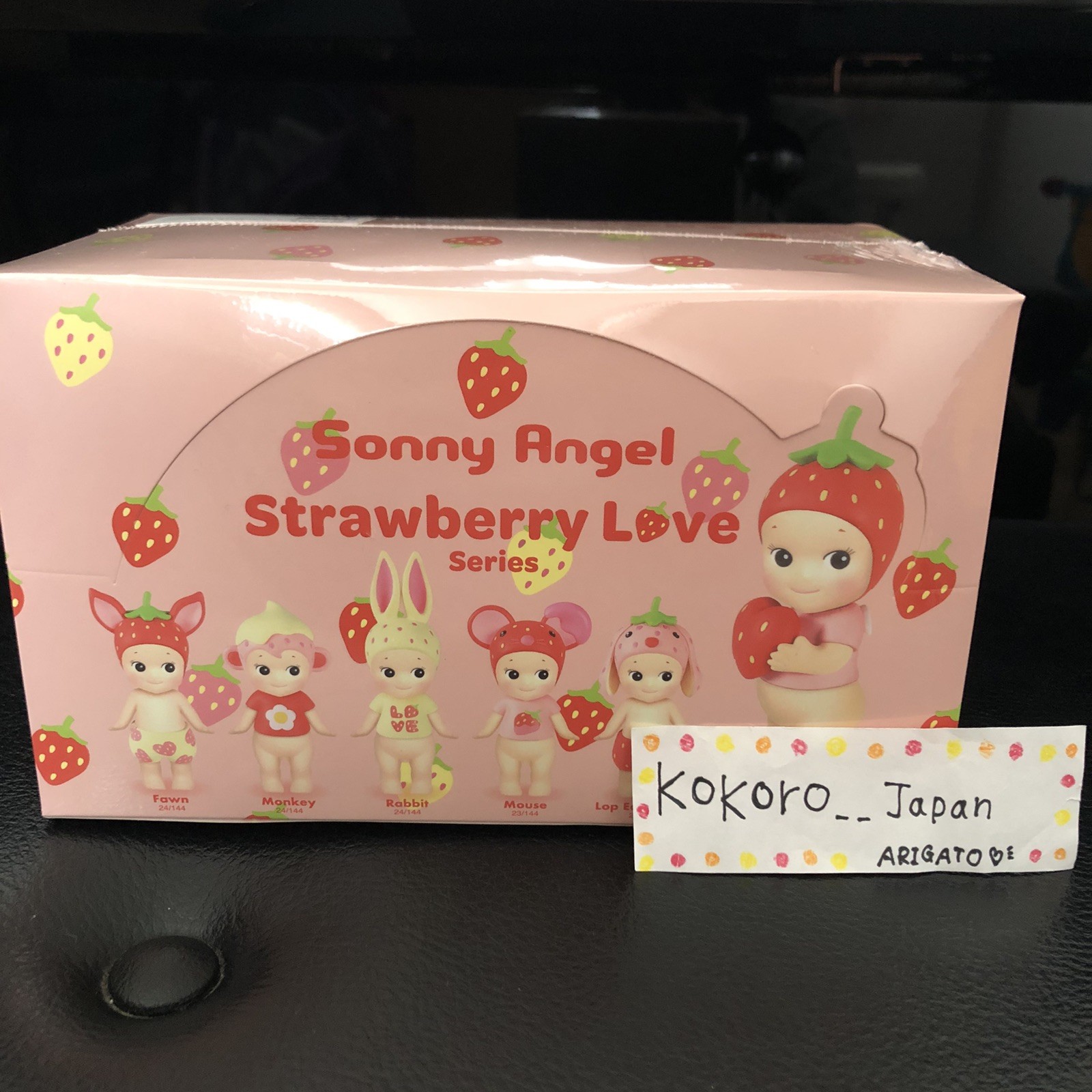 NEW Sonny Angel Strawberry Love Series Assort Box 6 Blind Figures Sealed JP 2026