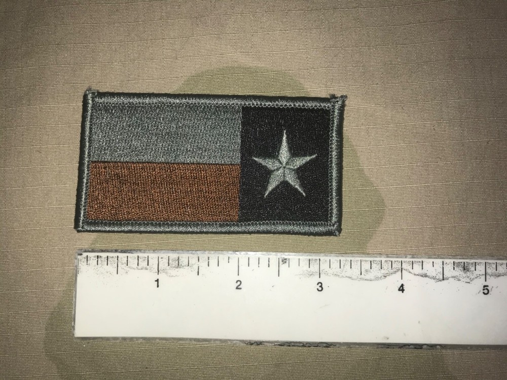 TEXAS FLAG PATCH Reverse facing Foliage Gray ACU CAMO Hook Back Camo Shirt