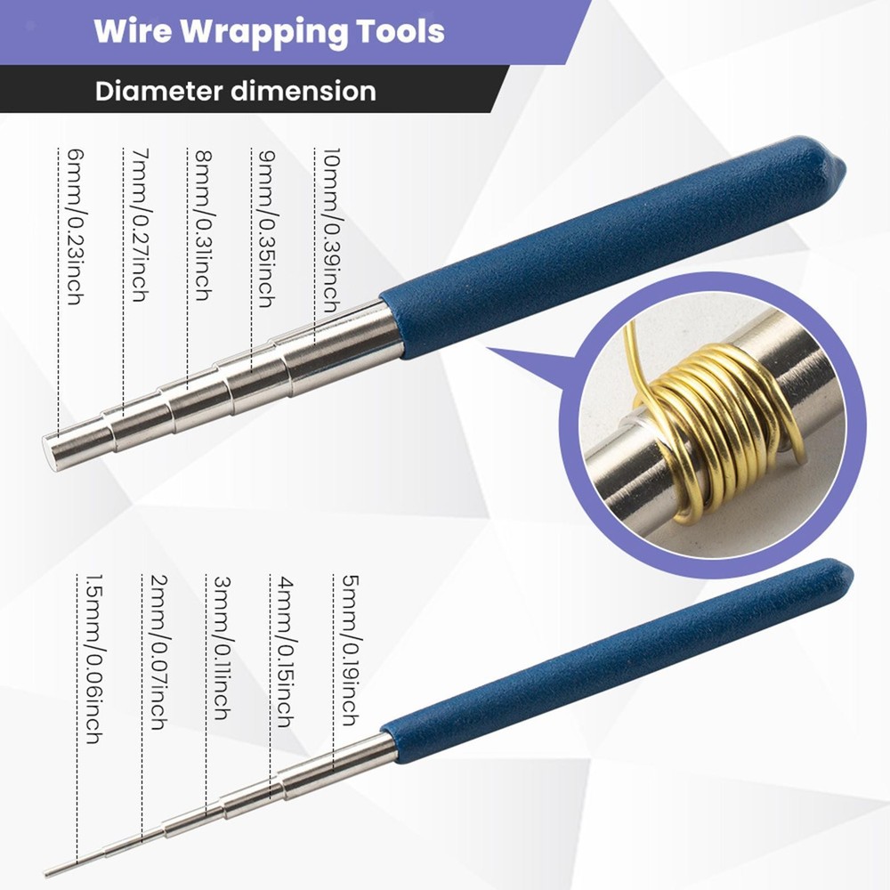 Jewelry Making Kit Create Uniform Loops Non Slip Grip Multipurpose Wire Rolling