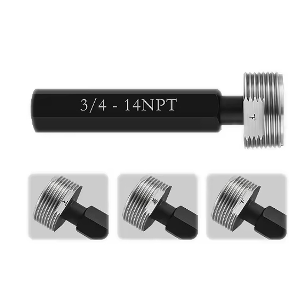 NPT Tapered Pipe Plug Thread Gauge 1/16" 1/8" 1/4" 3/8" 1/2" 3/4" 1" ~ 2"  New