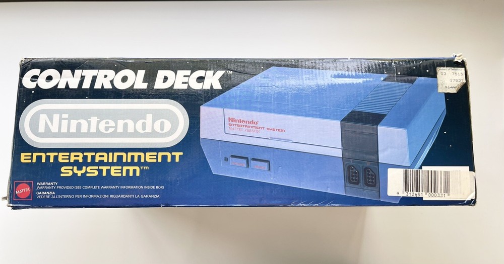 BOXED 🔥 Nintendo Entertainment System NES Control Deck Console + 2 Controllers