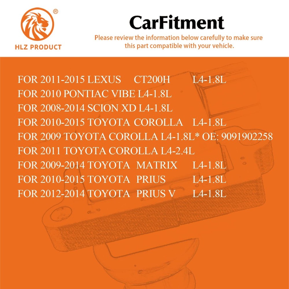 HIGH PERFORMANCE IMPROVED VERSION IGNITION COIL PACK OF 4 COMPATIBLE WITH LEX...