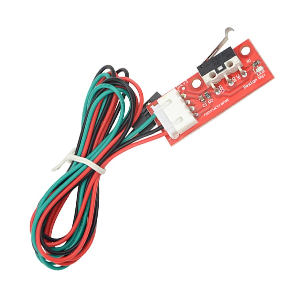 WMYCONGCONG 10 PCS Mechanical Endstop Limit Switch with Cable Compatible Red
