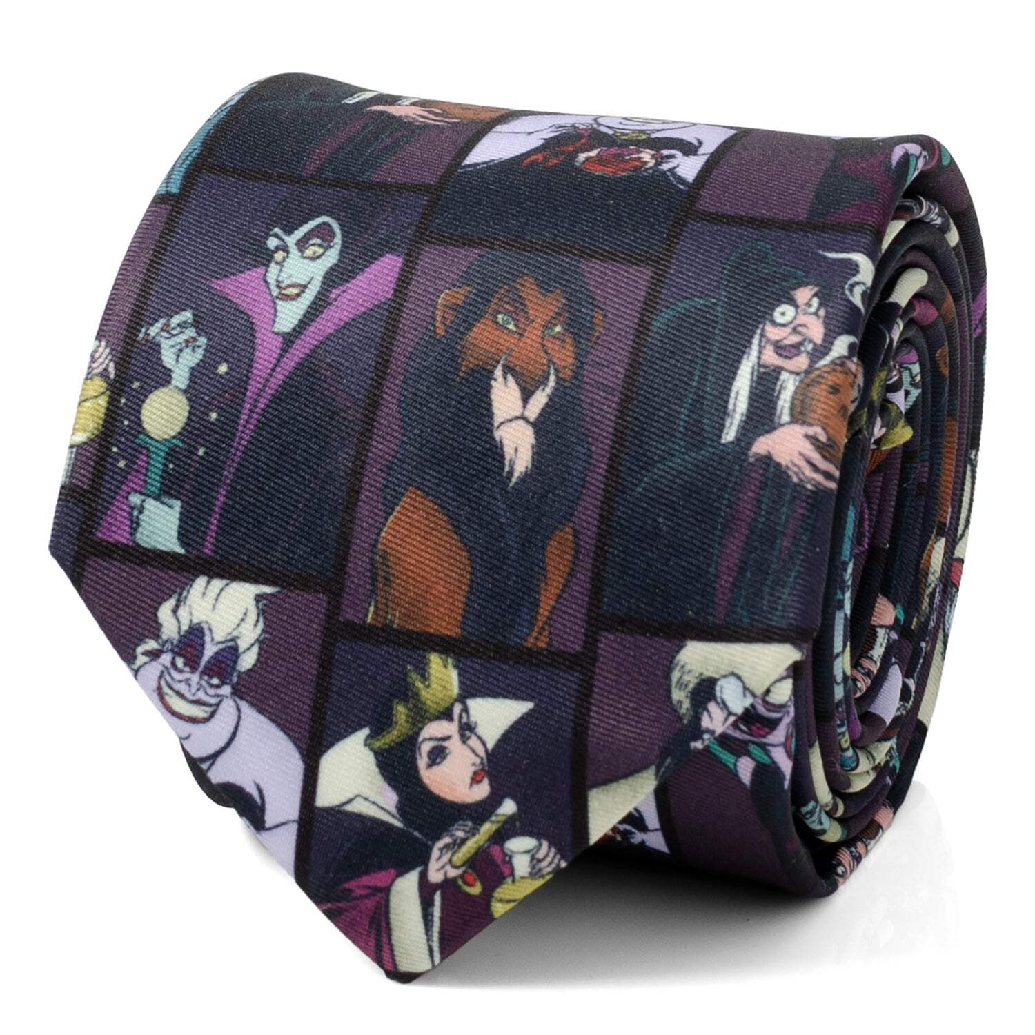 👔 Disney Villains Dark Pattern Men's Tie