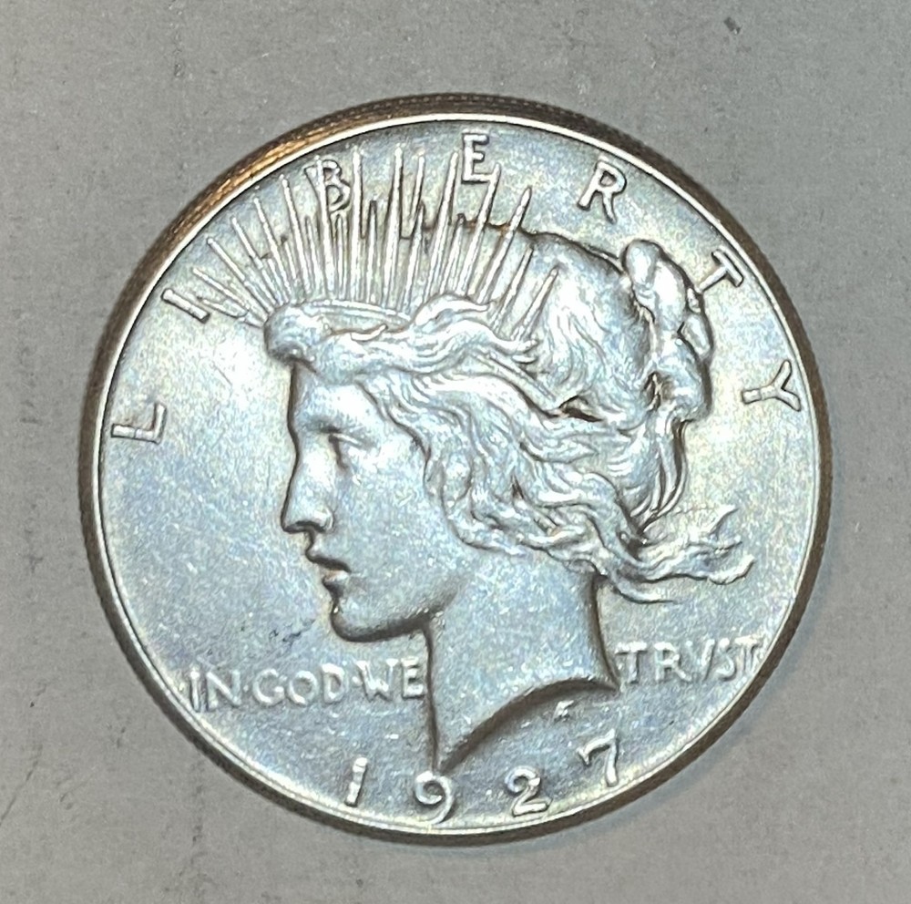 1927 $1 Peace Silver Dollar - #8