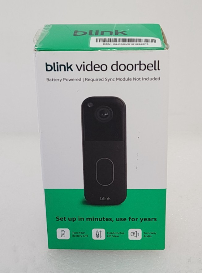Blink Wireless Video Doorbell 2nd Gen Newest Model Black HD, NEW/SEALED