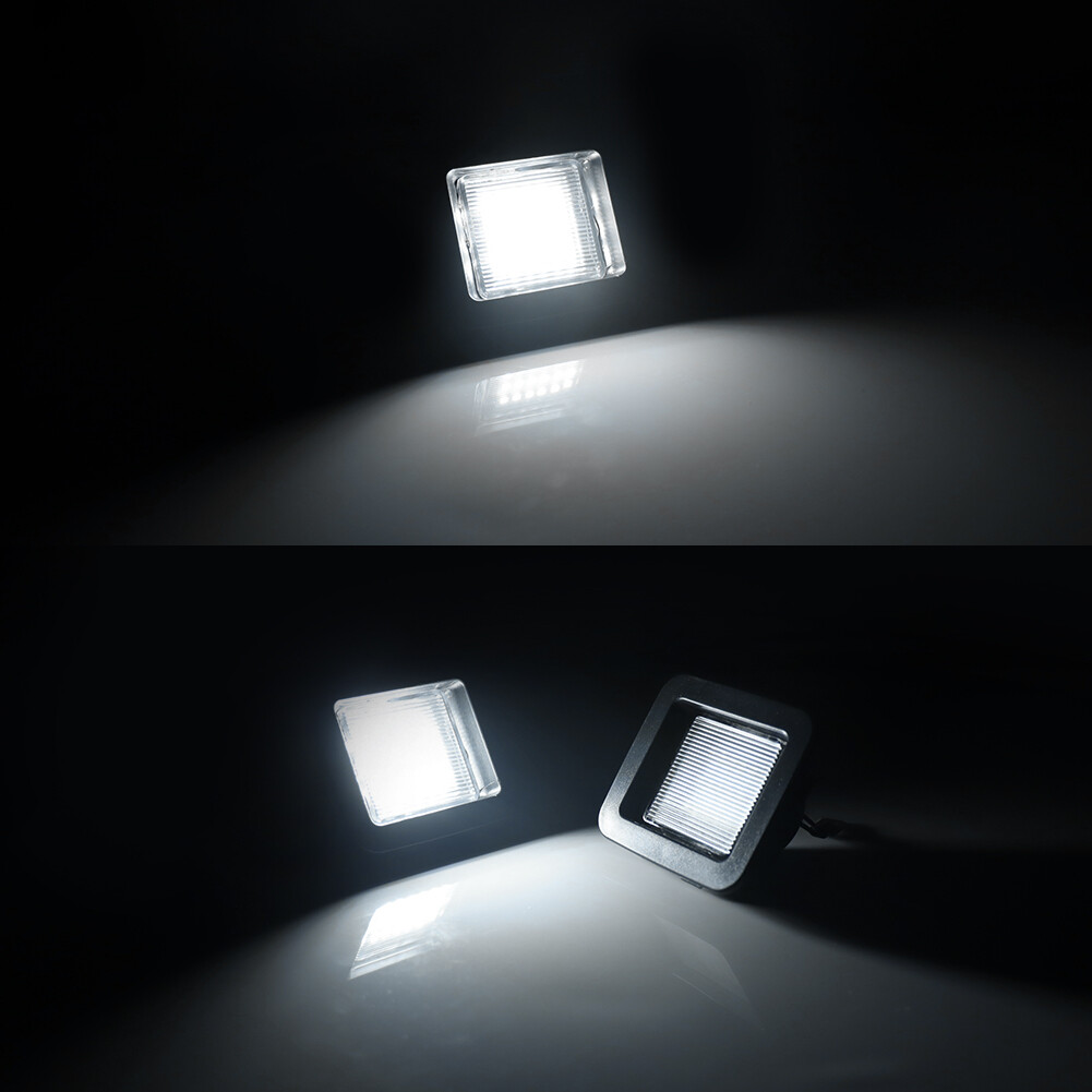 White LED License Plate Light Assembly For 2015-2020 2021 2022 2023 Ford F-150