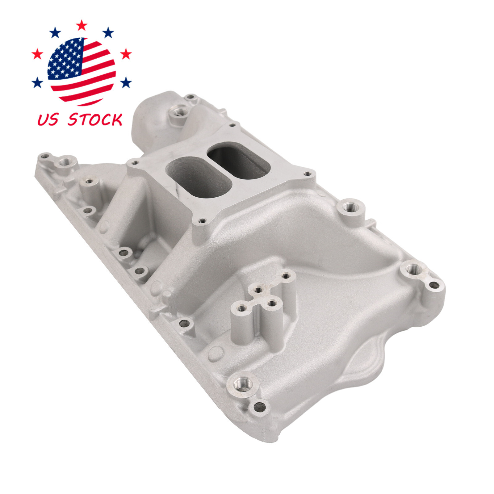 For Ford Small Block Windsor 351W V8 5.8L Aluminum Dual Plane Intake Manifold