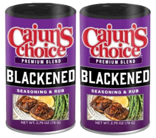 Cajun's Choice Blackened Seasoning & Rub 2 Pack