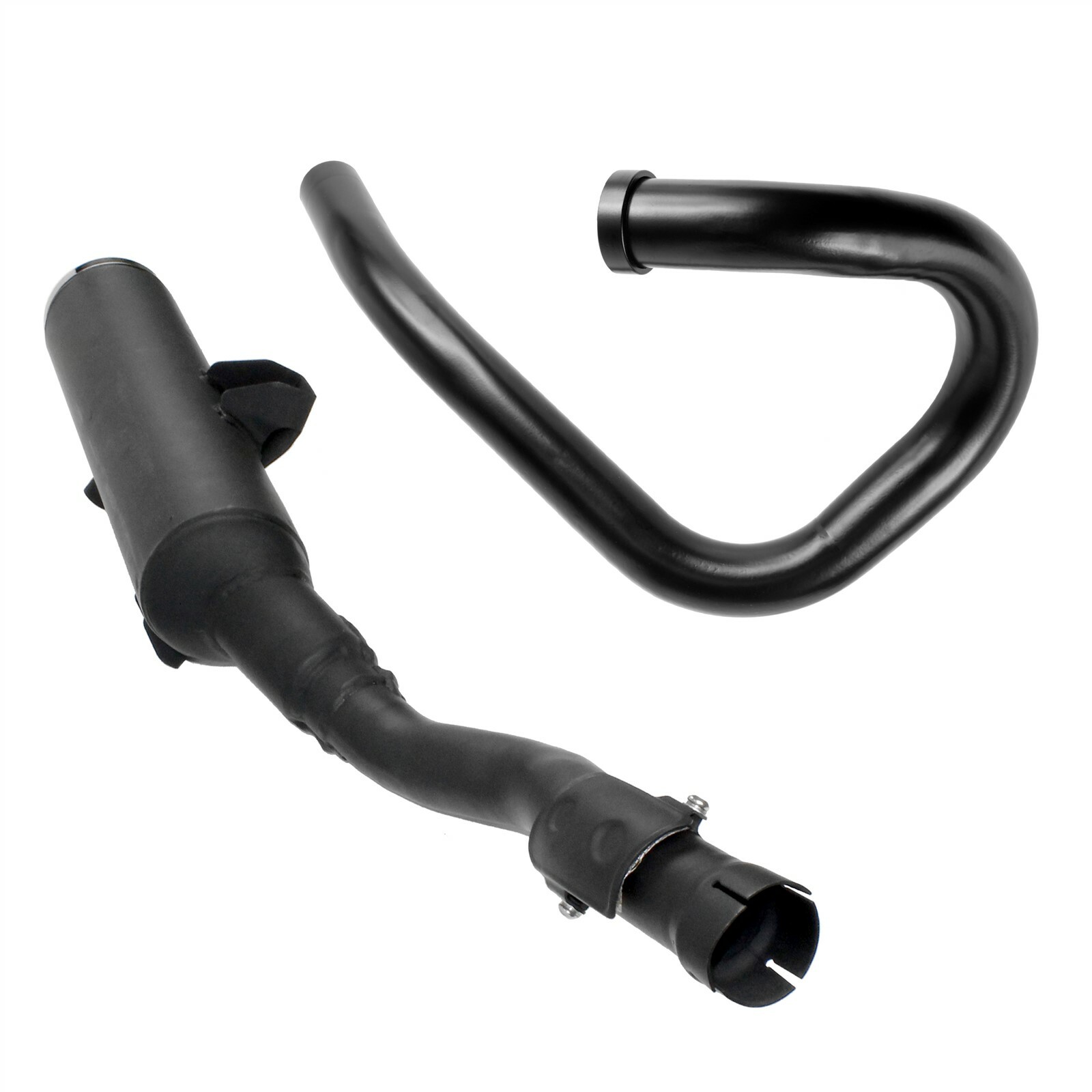 Exhaust Muffler and Pipe w/ Gaskets fits Yamaha Raptor 350 YFM350R 2004 - 2013