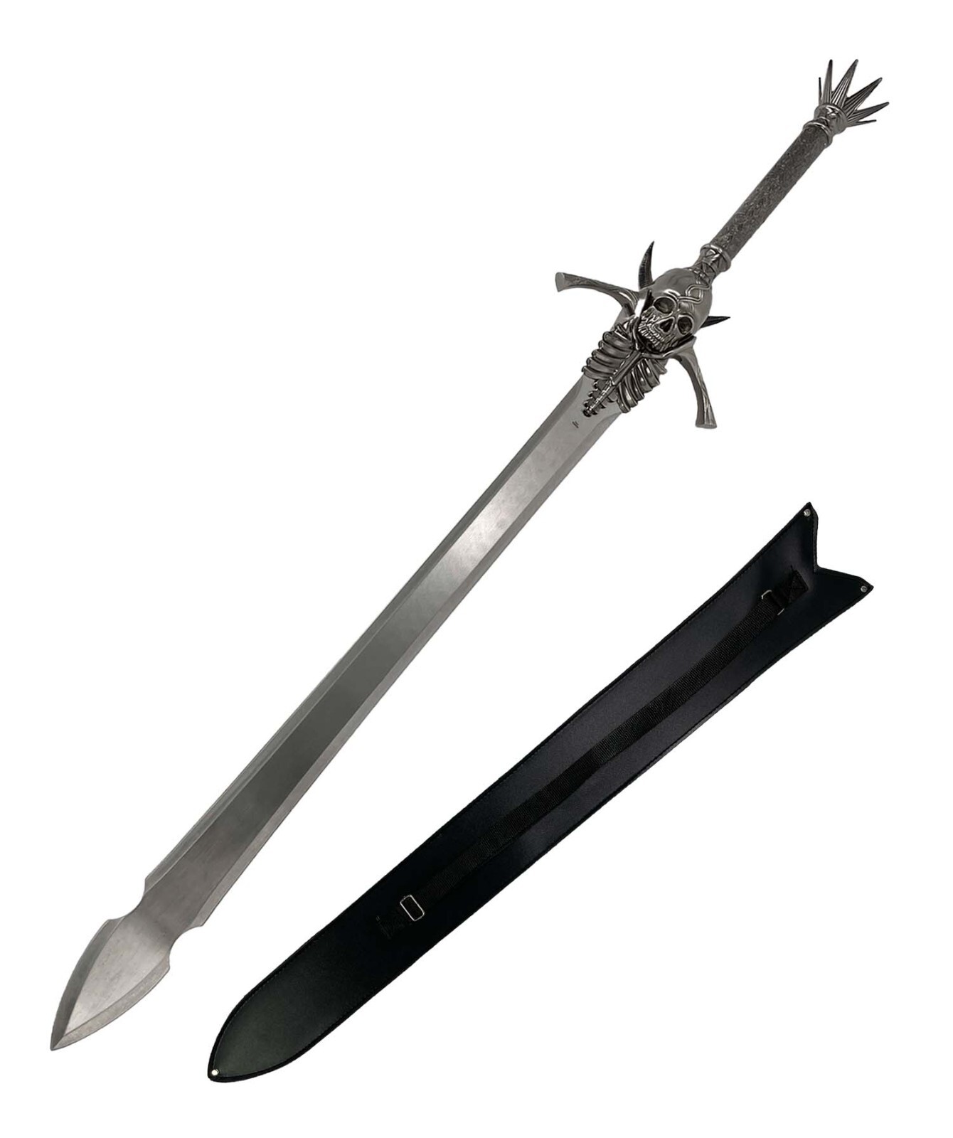 Dante's Rebellion 51-Inch Full Metal Replica Sword Silver