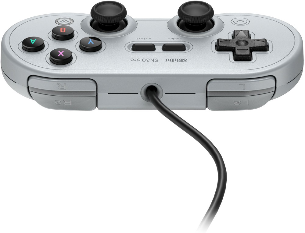 8BitDo - SN30 Pro USB Gamepad - Gray