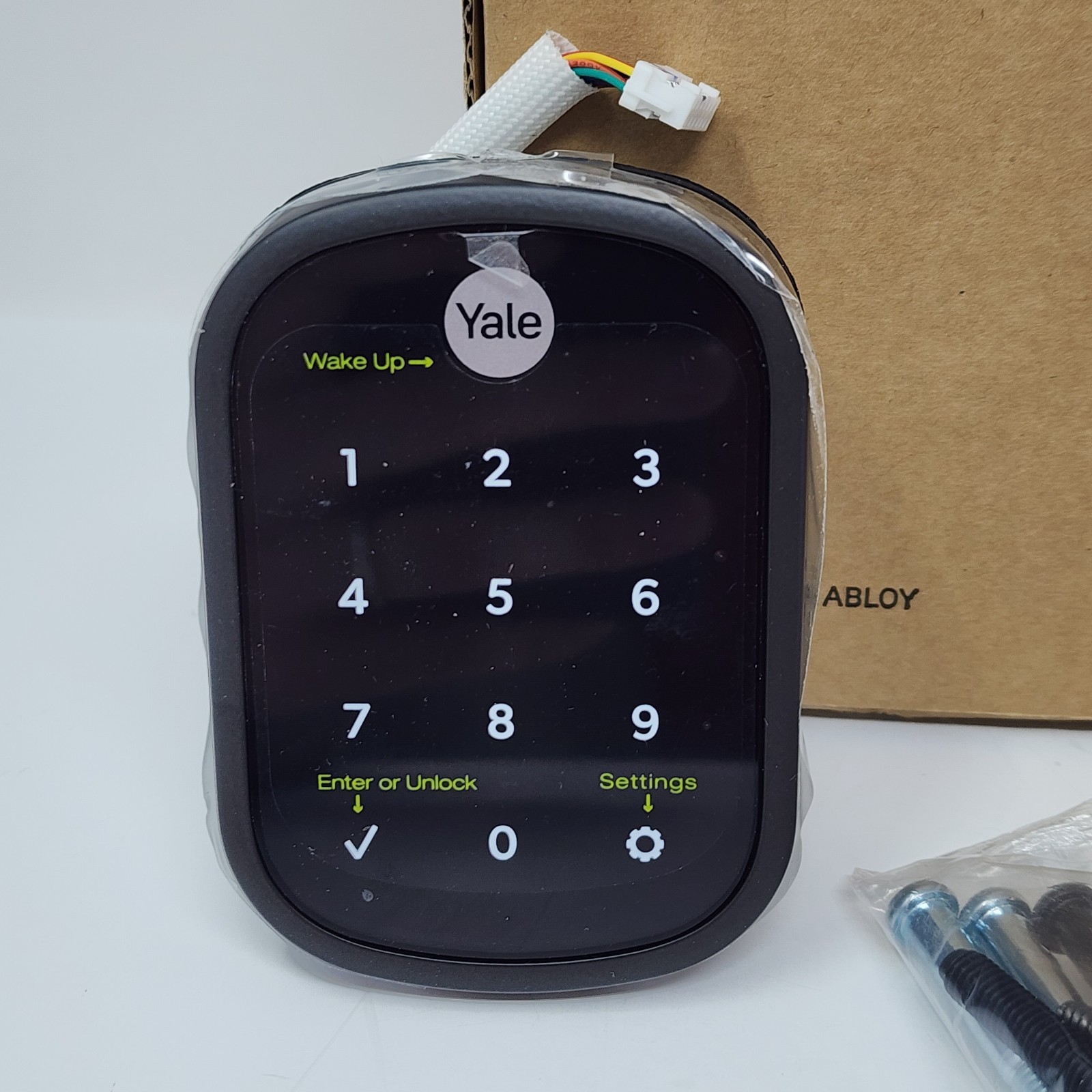 Yale Assure Lock SL YRD256-NR-BSP Touchscreen Keyless Deadbolt Standalone, Black