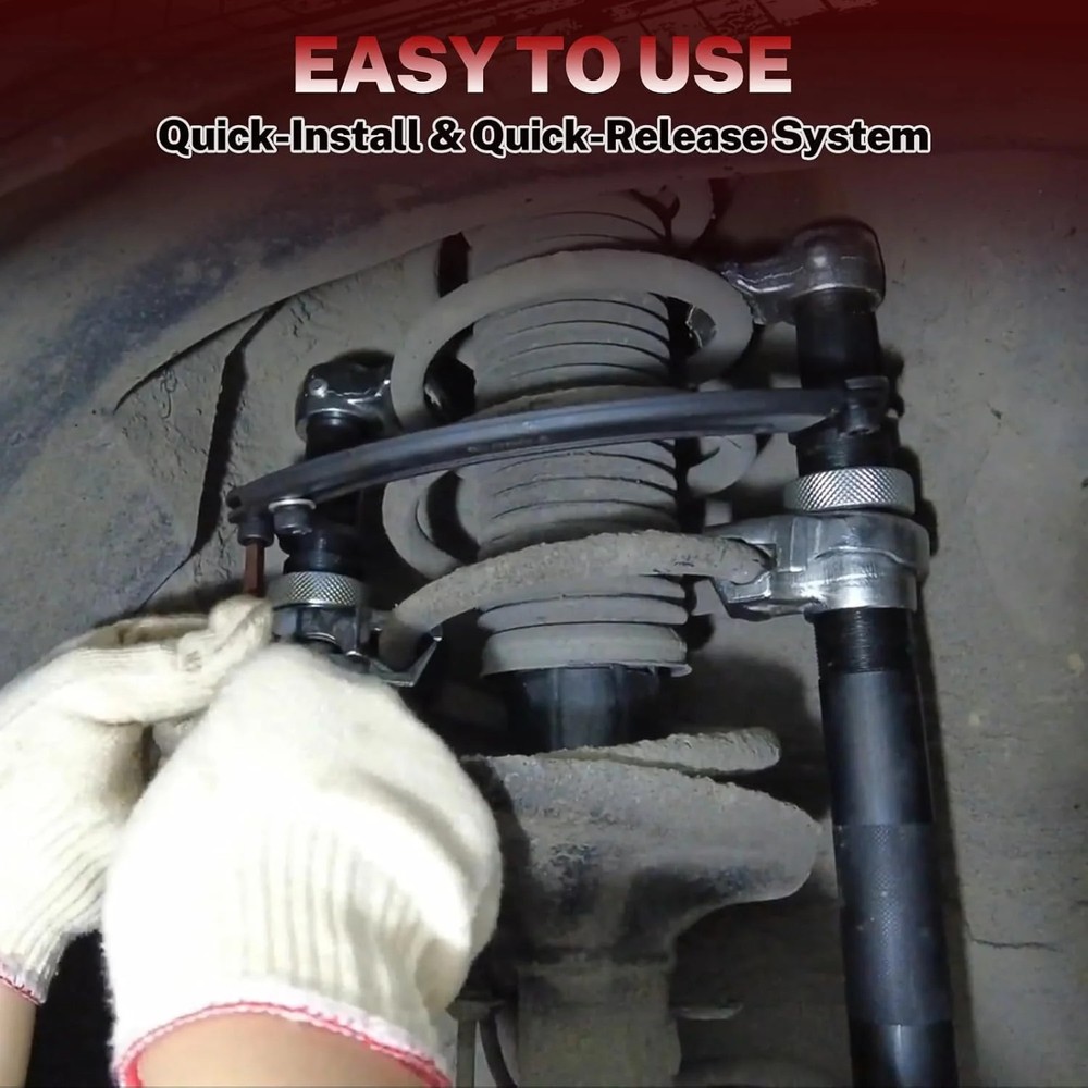 BILITOOLS 2-Piece Coil Spring Compressor Tool Heavy Duty Macpherson Strut Spring