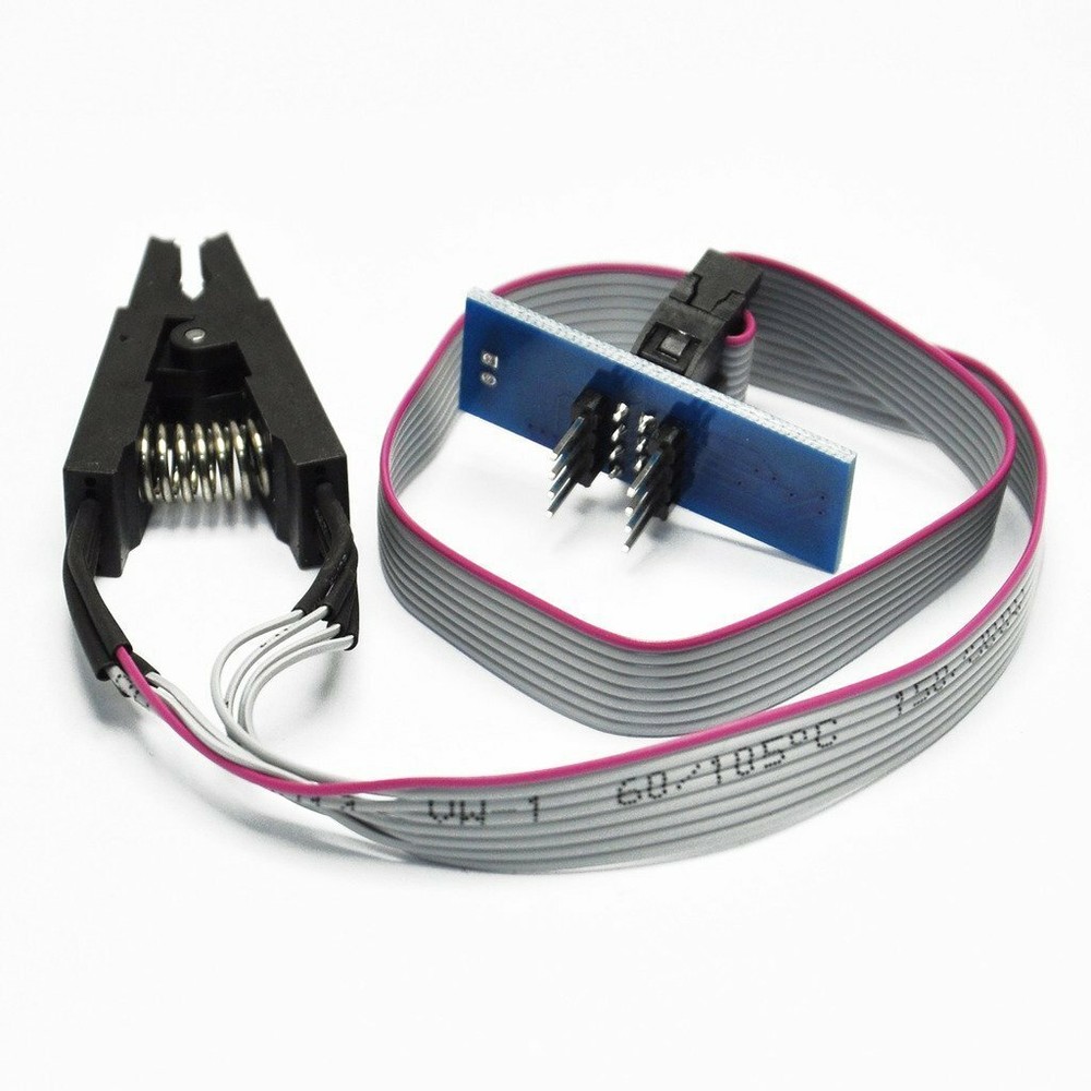 SOIC8 SOP8 Flash Chip IC Test Clips Socket Adpter BIOS/24/25/93 Programmer