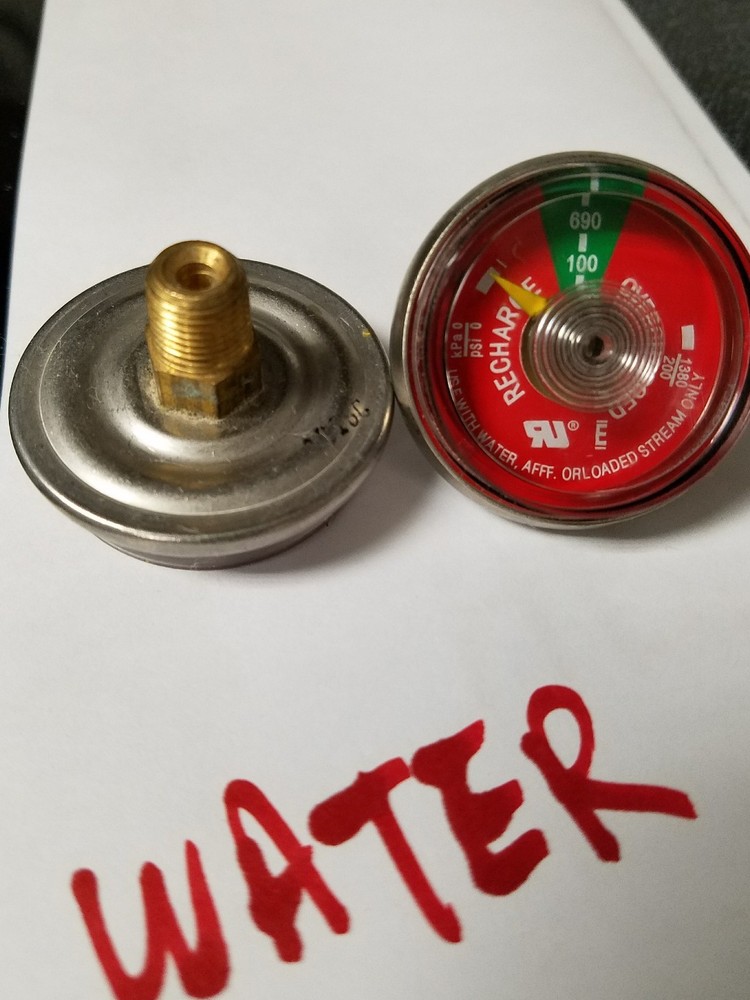 🤡🔥🧯100WS Water  FX Fire Extinguisher Gauge Compatible Code M -  🤡🔥🧯