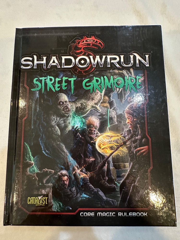 Shadowrun Street Grimoire Hardcover Core Magic Rulebook