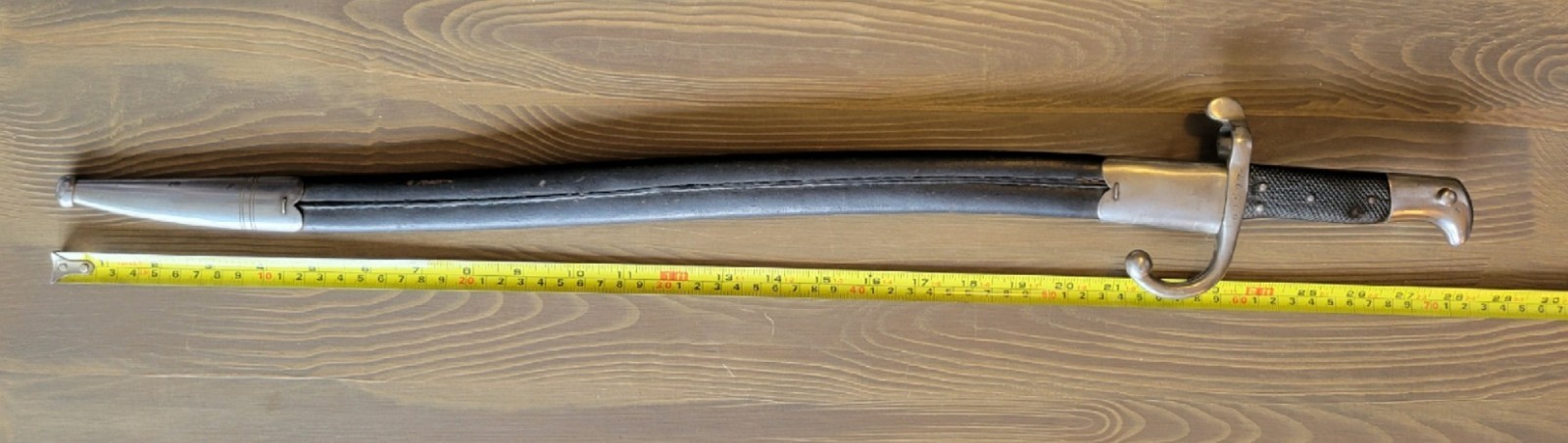 Post-Civil-War German Yatagan Bayonet with Matching Numbers