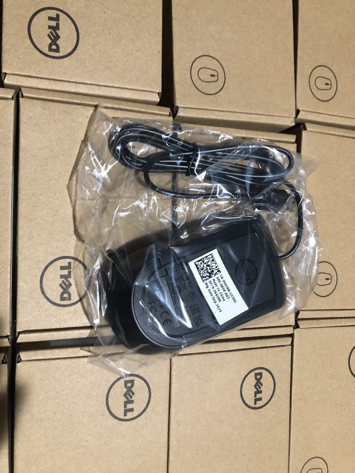 *LOT OF 50* - NEW Dell MS116 Wired USB Optical Mouse MS116-BK - Black 275-BBCB