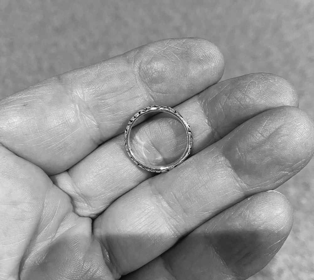 Beautiful Tooled Thin Band
