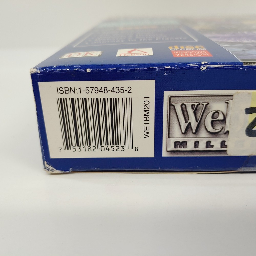 Vintage Webster's Millennium 2002 Encyclopedia Platinum PC Software 5 CD Set