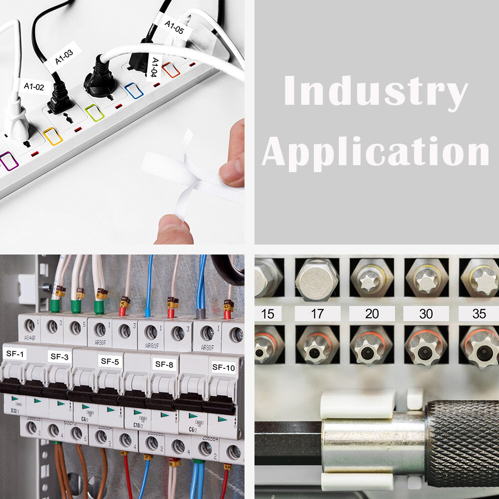 3 PK 45010 Black Clear Label Tape for DYMO D1 LabelPoint 200 250 Print 1/2" 12MM