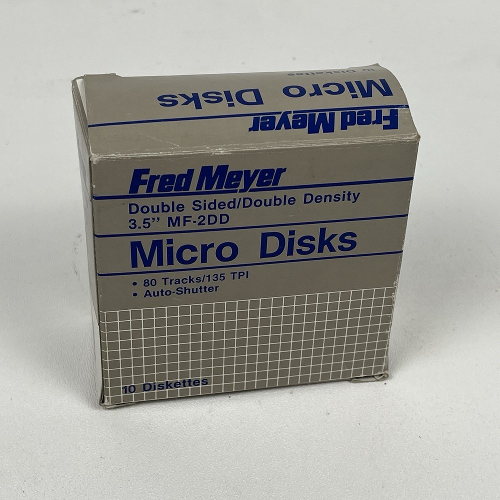 Fred Meyer MF2DD 3.5MM Diskette Double density  8 Disks