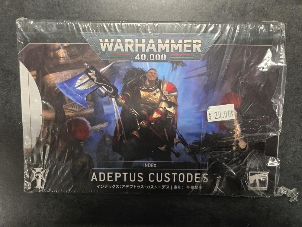 Warhammer 40K: Adeptus Custodes Index~Opened Pk