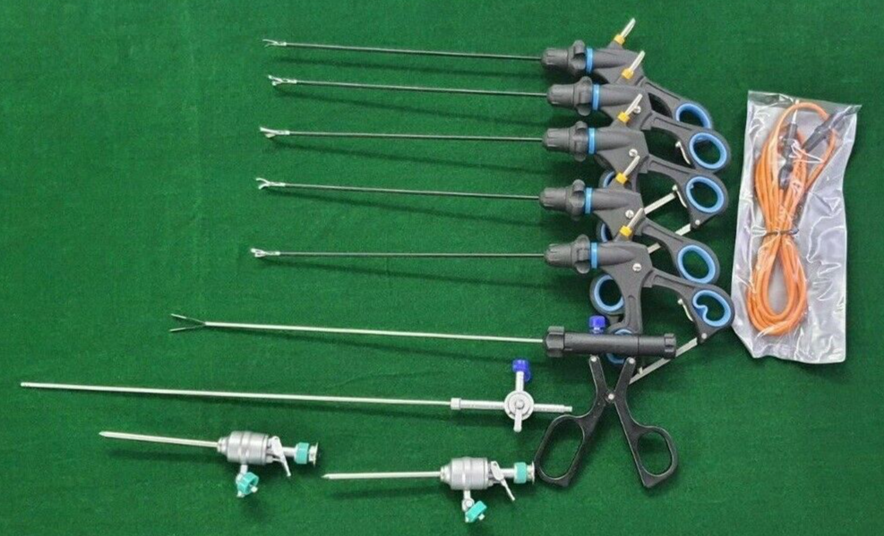 10pc Laparoscopic 3mm Instruments Set Laparoscopy Endoscopy Surgical Instruments