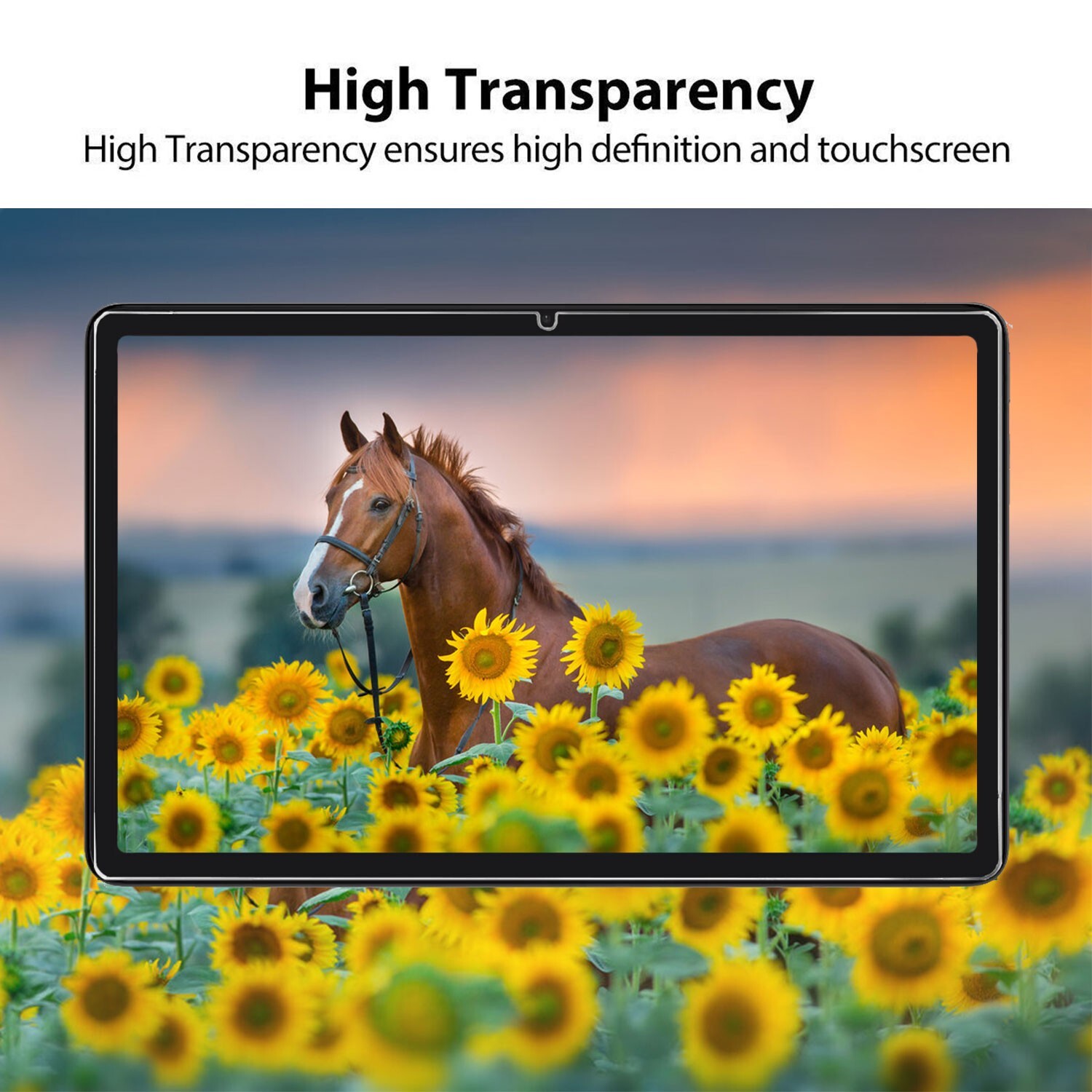 (2 Pack) Aobante 10 Inch Tablet Android 15 10.1" Screen Protector Tempered Glass