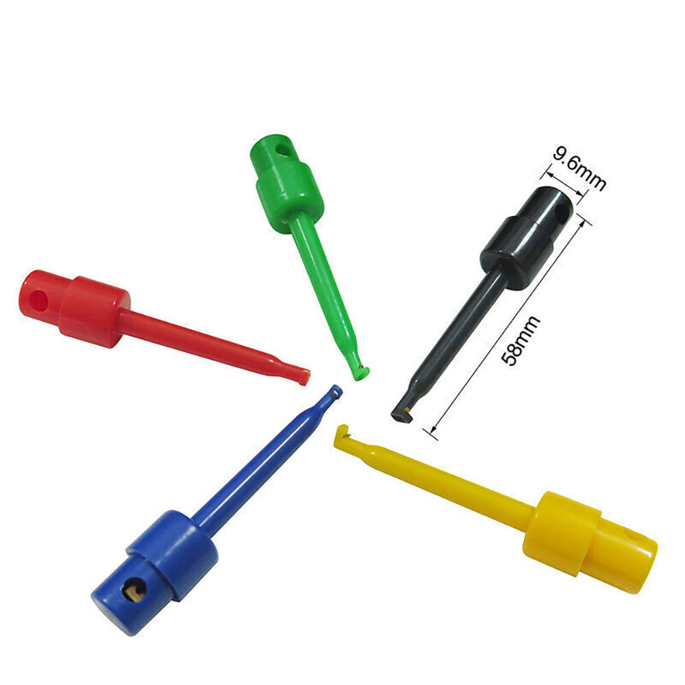 20PCS Lead Wire Kit Test Hook Clip Grabbers Test Probe SMT/SMD for Multimeter**