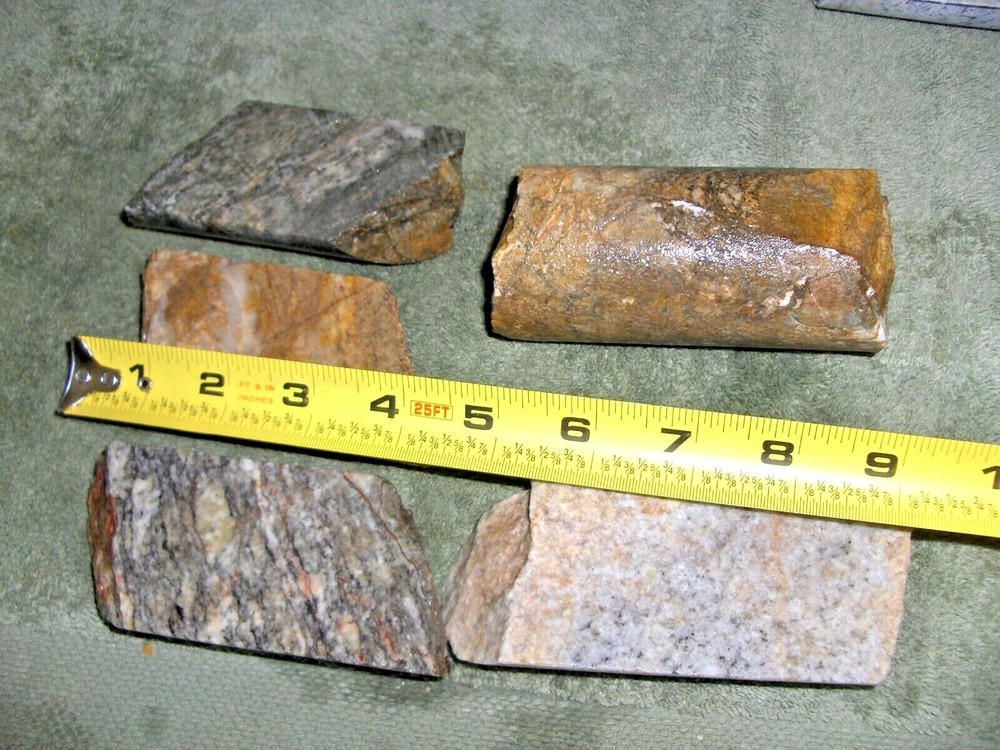 Split Drill Core Samples From Alaska Gold Mine 5 Pieces # 8