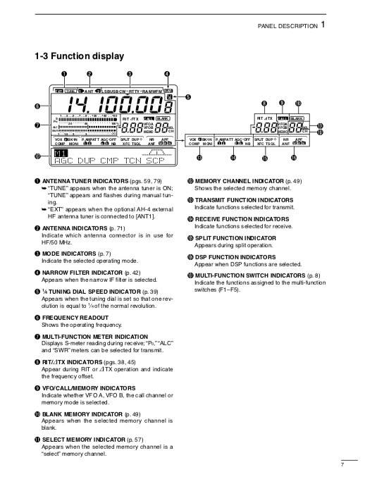 Icom IC-746 IC746 Transceiver OWNER'S INSTRUCTION MANUAL