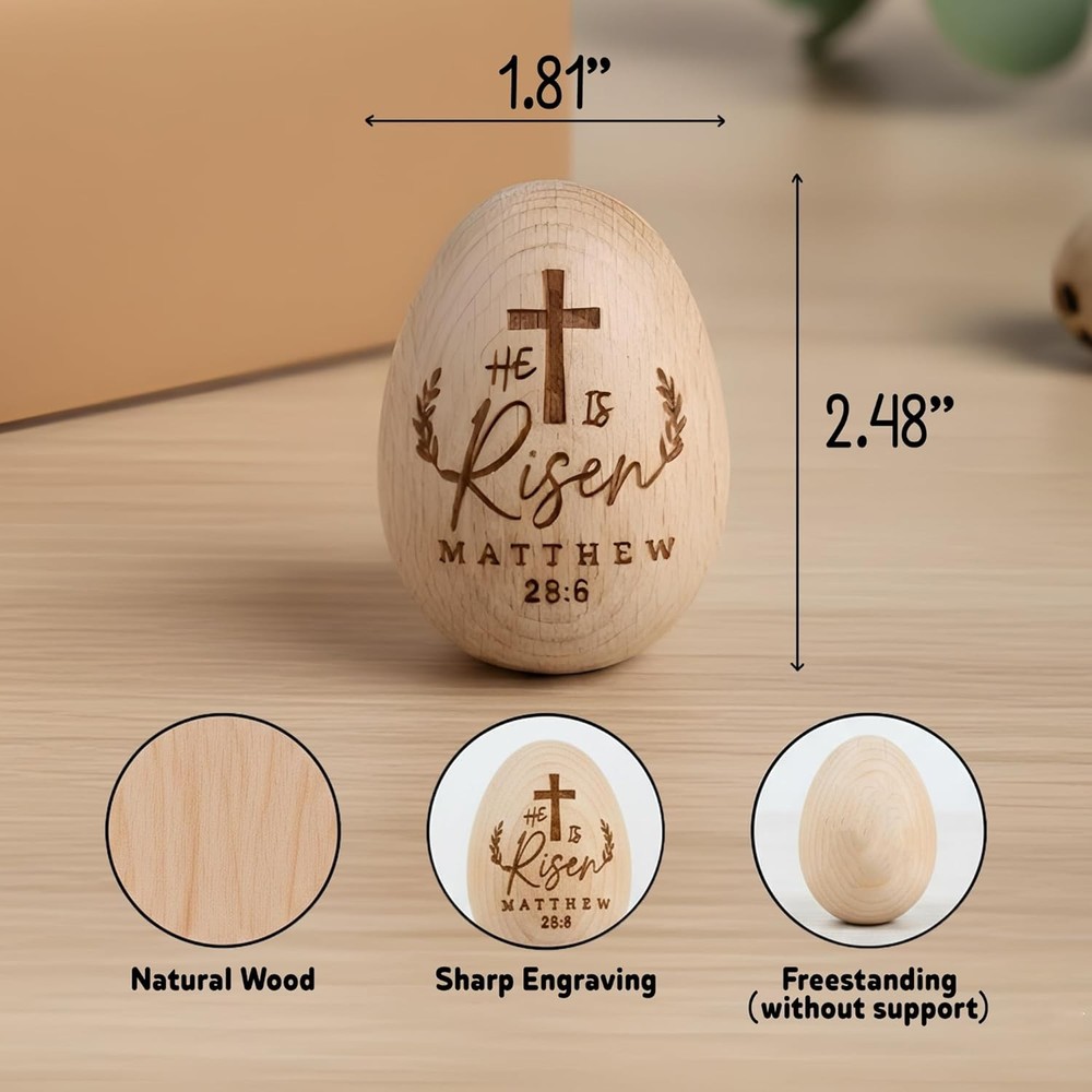 Easter Eggs, He is Risen Easter Decor, for lawn and home