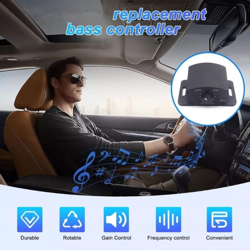 Car Volume Remote Controller Speakers Subwoofer Volume Switch Adjuster