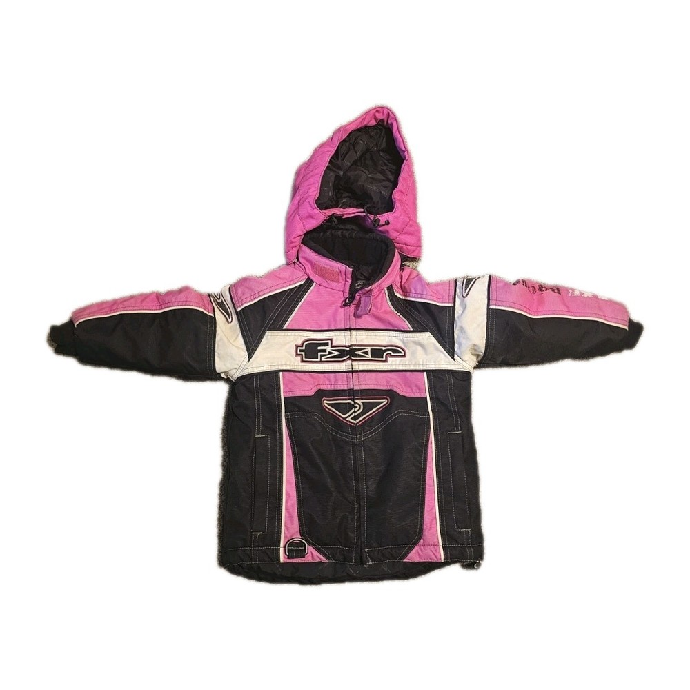 FXR Child Backshift Snowmobile Jacket - Size 4 Pink