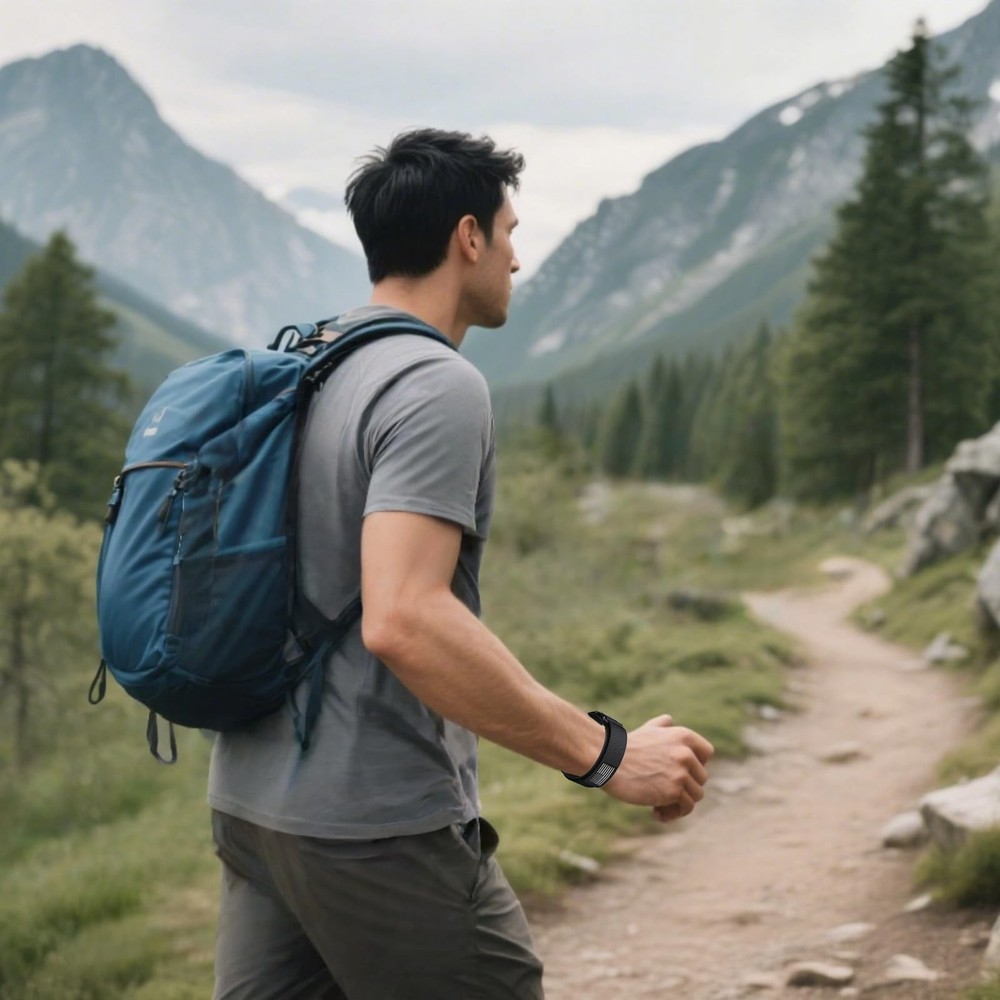 Double Loop Buckle Nylon Strap Compatible with Garmin Instinct 2/2X/3/E Serie...