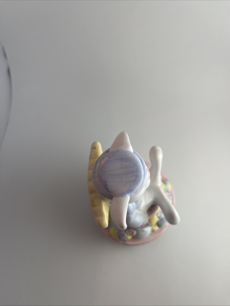 Easter Bunny Ceramic Figurine 8" tall