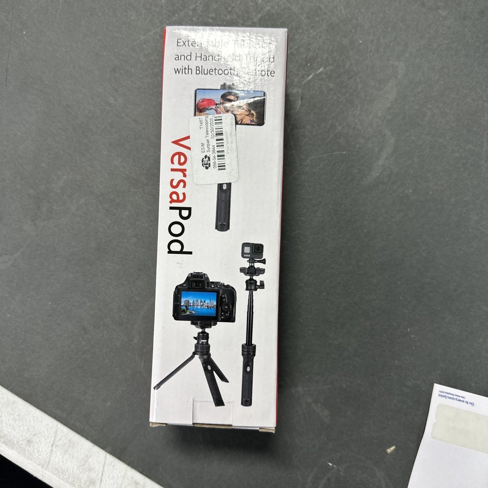 Sunpak Versapod Extendable/Tabletop/Handheld Tripod with Bluetooth Remote NEW