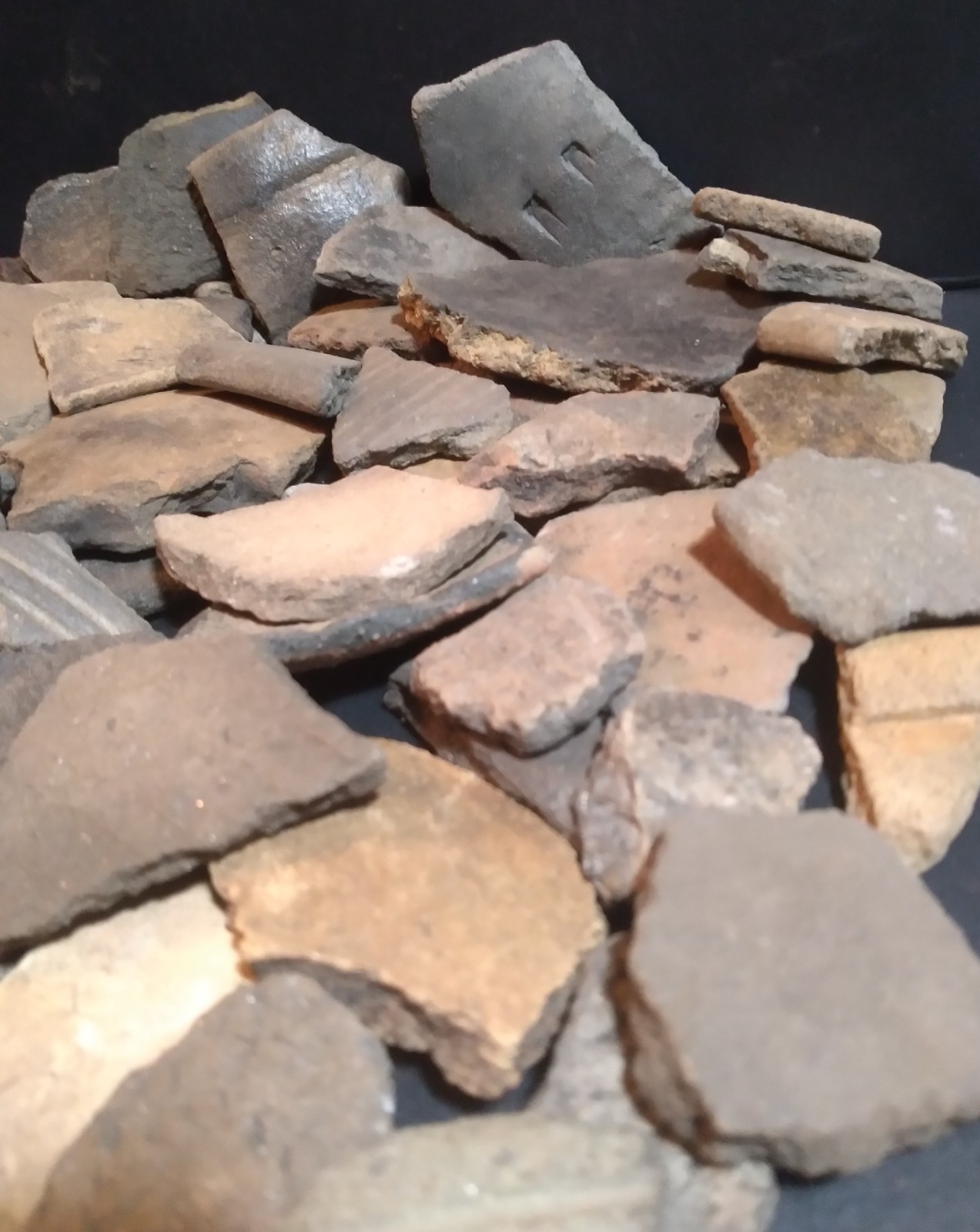 Northwest Florida Potsherds 2 lbs. Authentic Native Indian Artifacts AD 200-900