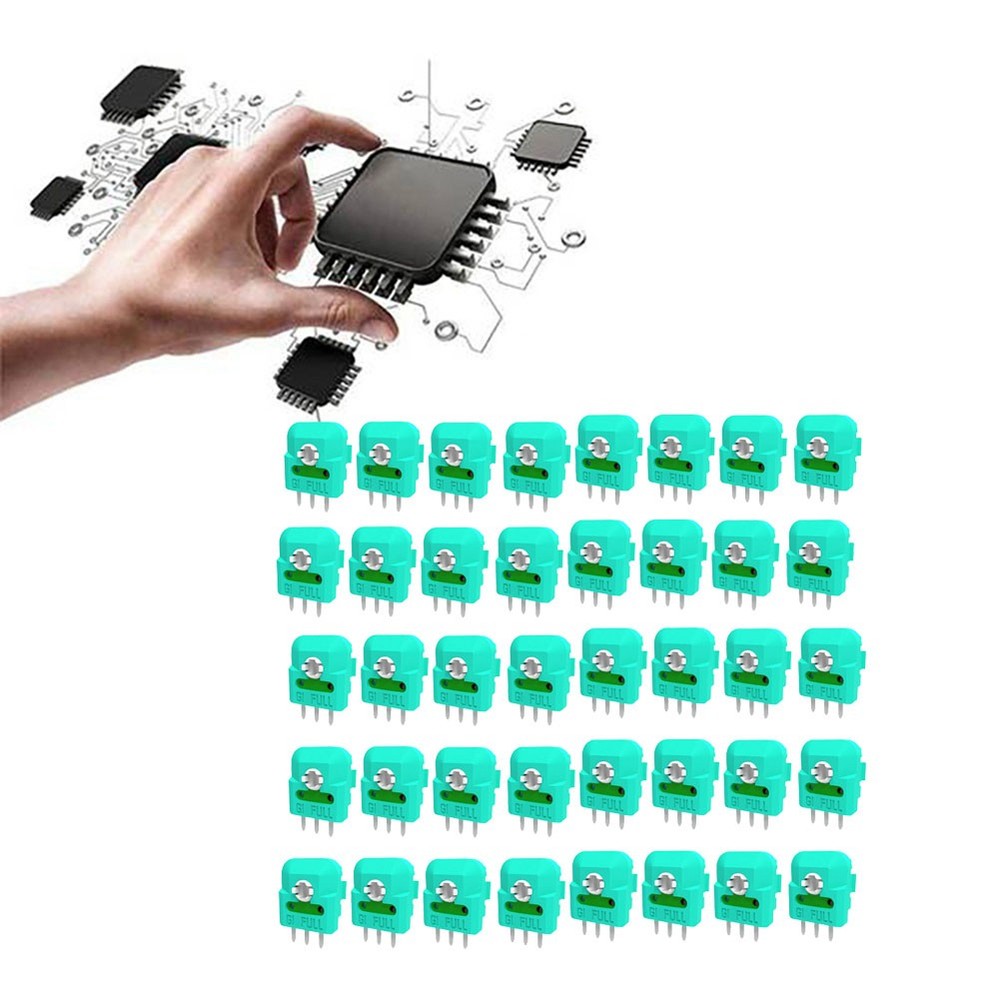 40PCS Hall Joystick Potentiometer Sensor Module for Game Controller Hall1297
