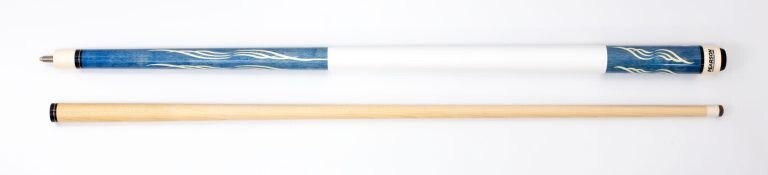 Pearson® PK 58 Pool Cue Blue with White Handle
