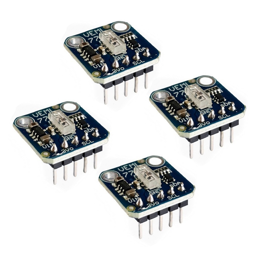 4pcs Ambient Light Sensor VEML7700 16bit I2C Interface for Arduino Systems