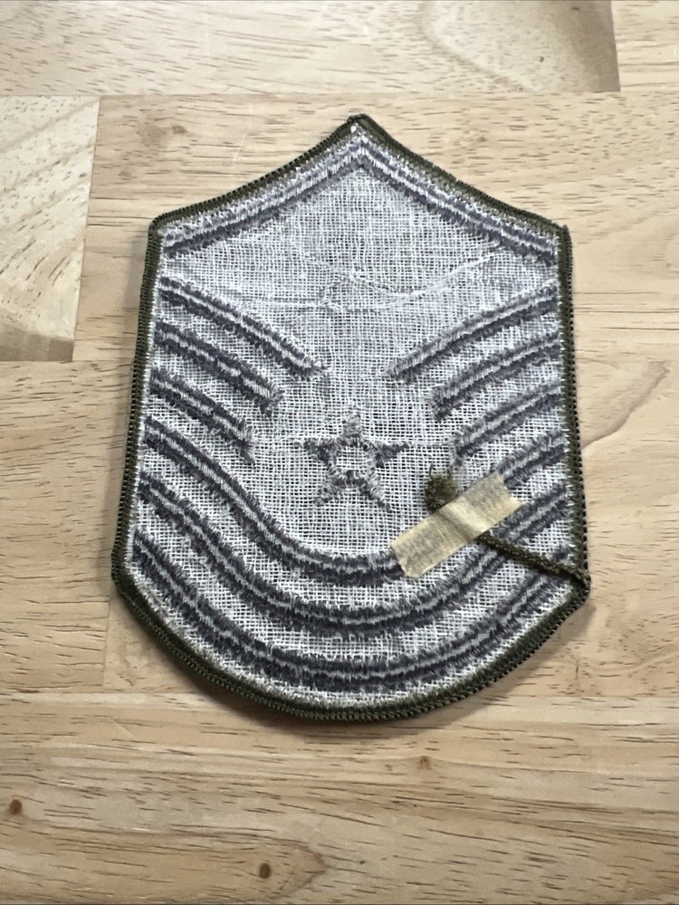 US Air Force Master Sergeant Chevron Patch
